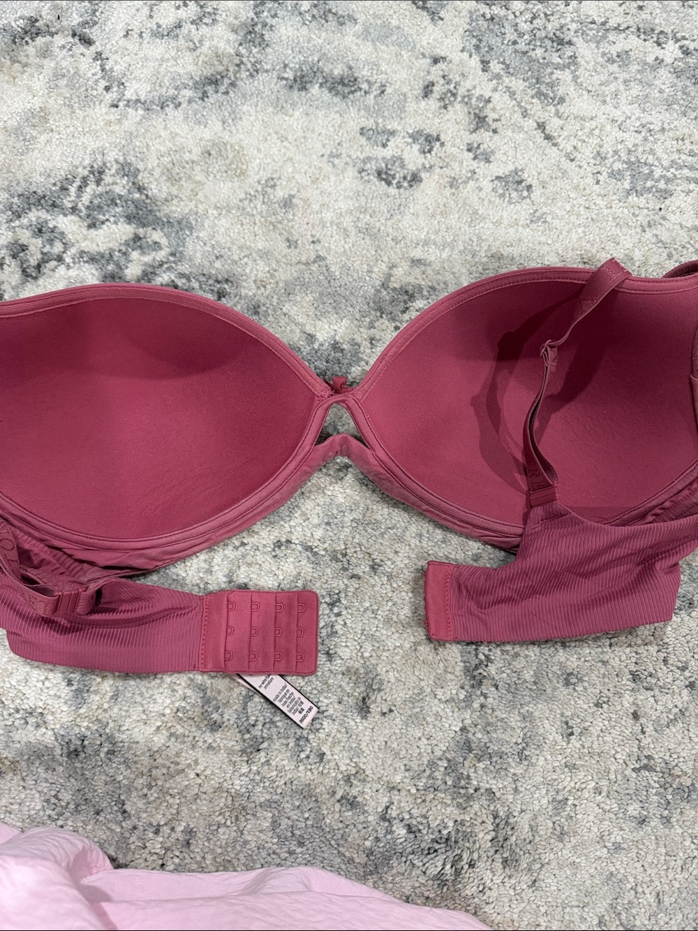 Victoria's Secret Lace Trim Push-Up Bra - Mauve 36DD - Picture 3 of 4